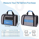 BurgeonNest Cat Carrier for Cats up to 20 Lbs, Soft-Sided Escape Proof