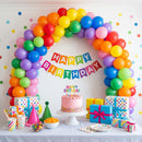 RUBFAC Rainbow Balloons 120pcs Party Balloons for Birthday Decorations | 12 inch — 7