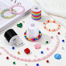 8pcs Elastic String Bracelet Making Kit, Stretchy Bracelet String (786 ft Total), 6 Rolls 1mm Stretch Cord with… — 4
