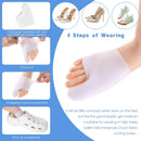 Gel Big Toe Cap & Metatarsal Sleeves, 2 Pack Silicone Big Toe Protectors 7