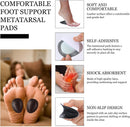 Threlaco 4 Pairs Metatarsal Pads for Women Men Leather Metatarsal Arch Support Ball of Foot Cushions Pain Relief for Metatarsalgia 1/3 Inch Thick Foot Pads(Black) 6