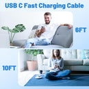 USB C to Lightning Cable for iPhone14/13/12 Fast Charger Cord 6FT+10FT [Apple MFi Certified],2Pack 20W New Braided iPhone Charger Fast Charging Apple Charging Cord for iPhone14 13 12 11 Pro Max 8
