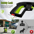 Pressure Washer, Portable Power Washer, 4 Quick Connect Nozzles, High Pressure Cleaning Machine for Car Fence Driveway Patio Washing and More(Light Green) — 5