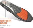 Sof Sole mens Airr Performance Full-length Insole, Orange, 11-12.5 US — 3