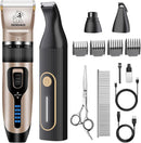 Gooad Dog Clippers Grooming Kit and Paw Trimmer for Heavy Thick Hair&Coats