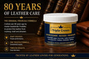 Triple Crown Leather Preservative & Restorer (8 oz.); 80 Year Old Fredelka Formula Hand-Poured by Accessible Preservatives; For Use on Boots, Bags, Books & More. Made in the U.S.A — 2