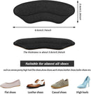 Heel Pads for Shoes that are Too Big - 4 Pairs Foamed Cotton Heel Cushions for Pain Relief & Tighter Fit - Heel Grips for Men Women's Shoes (Pale Apricot) — 2