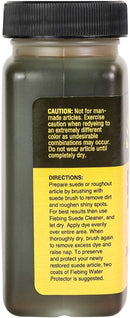 Fiebing's Black Suede Dye (4 oz) - Recolor, Brighten & Restore Suede & Roughout Leather Shoes, Furniture, Purse - Includes Wool Dauber for Easy Application - Flexible When Dry, Won't Crack or Peel — 2