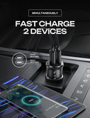 LISEN 90W USB C Car Charger USB C Fast Charge,45W PD&QC3.0 Fast Car Charger photo 4