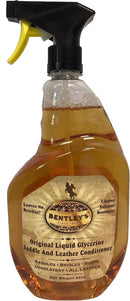 Bentley's Original Liquid Glycerine Saddle and Leather Conditioner, 32oz Spray Bottle — 1