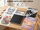 Soucolor Sketch Book 9" x 12", 100 Sheets Kids Art Sketchbook Drawing Pad | Black | 9" x 12" (Pack of 1) — 4