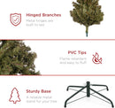 Best Choice Products Artificial Christmas Tree, 7.5ft Premium Unlit Realistic Spruce Holiday Décor w/Dense Branches, Easy Assembly, Metal Base — 6