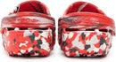 Crocs Kids Classic Watercolor Marbled Clog – Flame/Multi — 7