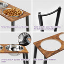 Elevated Dog Bowls for X-Large Dogs with Spill Proof Mat 2 X-Large 3000ML(13CUPS) Stainless Steel Dog Bowls, 16.5" Tall Raised Dog Bowl Stand,Dog Food & Water Bowls for Large, Extra Large Dogs — 6