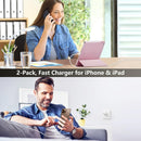 iPhone 18 17 16 15 Pro Max Charger Fast Charging 20W 10 FT Long USB C Cable photo 6