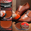 IKI Black Brown Shoe Polish Kit Boots Care Wax Leather Shoes Shine Paste | Brown Polish Kit — 4