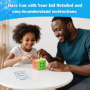 3x3 Speed Cube Stickerless with Stand & Tutorial Toy Gift for Boys 6-12 — 5