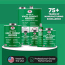 HH-66 Toluene Free Vinyl Cement 1 oz - PVC & Vinyl Glue for Pools, Tarps — 7