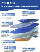 Welnove Arch Support Inserts with Metatarsal Pads, Metatarsal Insoles for Metatarsalgia, Mortons Neuroma Relief,Ball of Foot Pain, Plantar Fasciitis Insoles for Women&Men for Standing All Day-L 4