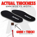 Run 619 Zero Drop Shoe Insoles | Wide Width | 6mm Firm Flat Inserts — 4