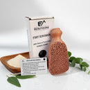BEAUTICONE 100% Natural Terracotta Pumice Stone for Feet - Durable Callus Remover for Cracked Heels & Dead Skin - Dual Sided Foot Scrubber Pedicure Tool for Foot Care, Foot Exfoliator - Terra Glow — 4