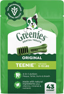 Brand Greenies Teenie Original Natural Dental Dog Treats, Chicken, 43 Count