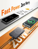 Magnetic Portable Charger 10000mAh, Fast Charging MagSafe Battery Pack photo 4