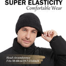 Wmcaps Fleece Lined Beanie Warm Winter Knit Hat for Men Women Cold Weather - Black — 4