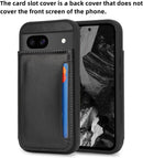 iCoverCase Compatible with Google Pixel 8a Case with Card Holder, Wallet Phone Case for Women Men [RFID Blocking] PU Leather Protective Wallet Case for Pixel 8a (Black) — 3