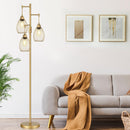 Dimmable Floor Lamp, Industrial Floor Lamps for Living Room, Gold Tree Lamp Standing Lamp Tall Lamps with 3 Elegant… — 5