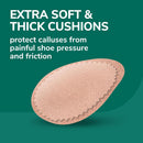 Dr. Scholl's Extra Thick Callus Remover, 4ct // Helps Soften Hard Calluses and Cushions for All-Day Pain Relief — 5