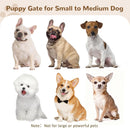 Free Standing Dog Gate Indoor, Foldable Dog Gate for Stairs Doorways — 8