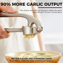 Kitessensu High Effective Garlic Press With Studs, Heavy Duty Garlic Mincer, Easy to Squeeze and Clean, Rust Proof,… — 2