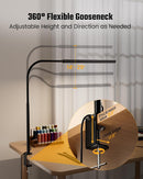 SUPERDANNY Eye-Caring LED Desk Lamp Work Lamp Office Lamp with Side Clamp — 7
