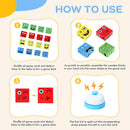 Montessori Puzzle Game for Kids (64 Cards, 16 Blocks, 1Bell) — 3