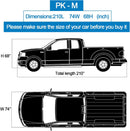 10 Layers Truck Cover Waterproof All Weather. Pickup Truck Cover Rain UV Protection. Length: 206-215 inches, Universal Fit Most Regular Cab Short Box Ford F100 Chevy C10 S10 Ram 150 250. — 5