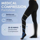 ABSOLUTE SUPPORT Compression Pantyhose 20-30mmHg, Opaque, Black, Small — 3