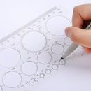 Mr. Pen- Circle Template, 2 pcs, Circle Template for Drawing Stencils | Circle, Hexagons, Squares, Triangles Template — 7