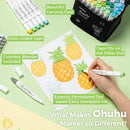 Ohuhu Alcohol Markers Brush& Fine 48 Colors for Adults Coloring Refillable | Brush & Fine — 7