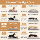 OhGeni Orthopedic Waterproof Large Dog Bed, Memory Foam, 41 inch(Gray)