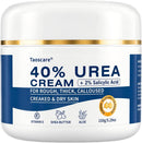 40% Urea Cream with 2% Salicylic Acid, Maximum Strength Foot Hand Cream, Intensive Repair Moisturizer for Dry Cracked Heels Knees Elbows, Exfoliating Callus Remover for Rough Thick Skin — 1