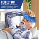 Affordtex Ice Bag 9 inches - Reusable, Durable, Cold Pack for Injuries, Muscle Aches, Knee Support — 5