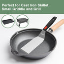 Beijiyi 3-Piece Metal Spatula for Cast Iron Skillet, Sturdy Stainless Steel — 5