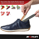 Mortons Extension Carbon Fiber Insole 1 Pair | Morton's Extension Orthotic Shoe Inserts | Rigid Shoe Insert for Hallux Rigidus, Turf Toe & Mortons Toe Plate | Carbon Fiber Insoles Women Men — 4