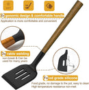 Silicone Cooking Utensil Set, Umite Chef 8-Piece Kitchen Utensils Set with Natural Acacia Wooden… — 7