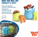 West Paw Zogoflex Toppl Interactive Treat Dispensing Puzzle Dog Toy for Mental Stimulation & Enrichment-Holds Kibble & Treats-Lickable, Freezable & Dishwasher Safe-Made in USA-Large-Granny Smith Green — 3