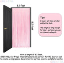 Pink and Blue Party Photo Backdrop - 3.2ft X 8.2ft - 2 Packs | Pink & Blue — 6