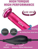 Electric Foot File Tool - Callus Remover for Feet, Professional Pedicure Machine with 60pcs Sandpaper Discs, Adjustable Speed Foot Files for Deadskin, Dry and Cracked Feet - Pink — 4