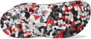Crocs Unisex Adult Classic Marbled Tie-dye Clogs – Red/Multi Confetti — 3
