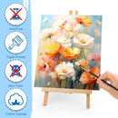 ESRICH Stretched Canvas for Painting, 8 Pack 9x12 Inch Canvas Value Pack,Primed Acid-Free Cotton Blank Canvases, Painting Canvas for Oil & Acrylic Paint. | 9X12IN 8 Packs — 4